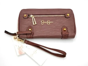 Jessica Simpson Tatiana Wristlet Dusty Plum JS 14571 - Picture 1 of 4