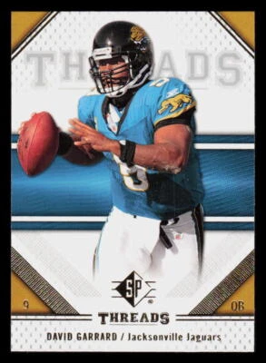2009 SP Threads David Garrard #25 Jacksonville Jaguars Football Card - Image 1 of 2