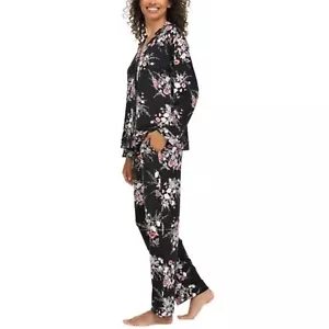 Flora Nikrooz 2 Piece Pajama Set Women's Size 2X Plus Button Down and Pant - Picture 1 of 7