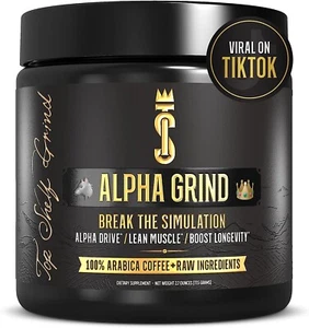 Top Shelf -Alpha Grind Instant Maca Coffee Brain Booster Nootropic Clarity Focus