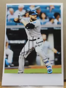 TAMPABAY RAYS STEVEN SOUZA JR 2015-2017 5"X7" AUTOGRAMMFOTO - Bild 1 von 1