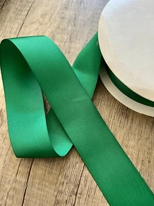 1 1/2" Grosgrain Ribbon Polyester Solid Wide Assorted Colors Spool 50 yds - Picture 1 of 29