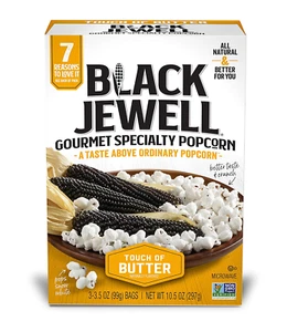 Gourmet Microwave Popcorn, Touch of Butter, 10.5 Ounces (Pack of 6) - Picture 1 of 6