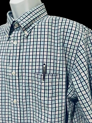 Camisa Brooks Brothers Hombre Multicolor Cuadros Regent Seersucker Abotonada Campamento XL Foto 1 de 4