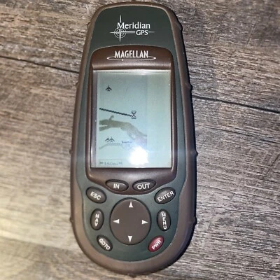 Genuine Original Magellan Meridian GPS Works PARTIAL SCREEN! - Image 1 of 4