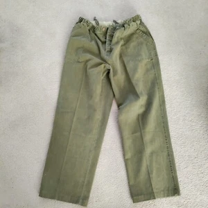 Men's The Territory Ahead Pants XL Olive Green 100% Cotton Adjustable Waist GUC - Picture 1 of 11