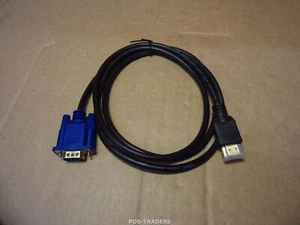 PLUSCOM HV 1.5M HDMI Male TO SVGA VGA Male Adapter cable Gold Plated - NEW NEU - Afbeelding 1 van 5