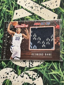 2020-21 Panini NBA Hoops Desmond Bane Rookie Sweaters