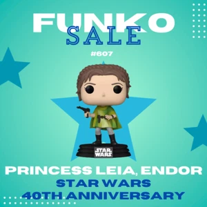 Funko Pop! Die Rückkehr der Jedi-Ritter 40. Jahrestag - Prinzessin Leia, Endor #607 - Bild 1 von 6
