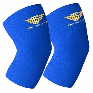 Elastic Knee Sleeve Support Brace for Joint Pain Injury Sprain Knee Cap Compress - Picture 1 of 10