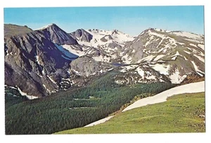 GORGE LAKES Panorama View ROCKY MOUNTAIN NATIONAL PARK Colorado CO Postcard - Picture 1 of 2