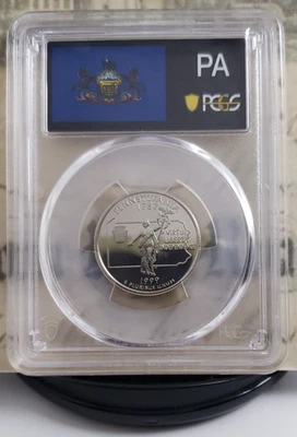 1999-S State Label Quarter - Pennsylvania - PCGS PR70DCAM - Tops! 0855 - Image 1 of 4