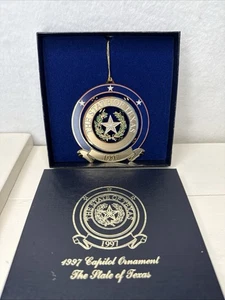 1997 The State of Texas Capitol Decorazione Natalizia Decorativa con Scatola 3,5" - Foto 1 di 3