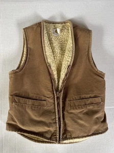 Carhartt Canvas Sherpa Lined Best Size M Vintage - Picture 1 of 5