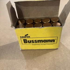 (10) Cooper Bussmann FRN-R-5 Fusetron Dual Element Time Delay Fuse - Picture 1 of 5