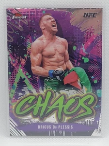 2024 Topps Finest UFC Dricus Du Plessis Chaos #CHA-18 - Picture 1 of 2