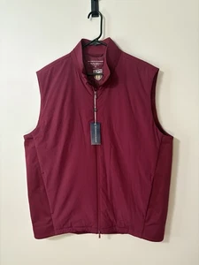Holderness And Bourne NWT The King Vest Bordeaux Burgundy Red Golf Size XL - Picture 1 of 9