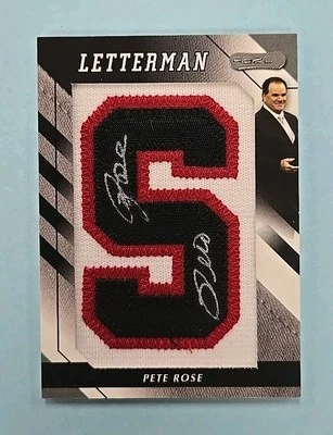2008 Razor Pete Rose Auto Letterman Patch #PR-S Card - Image 1 of 2