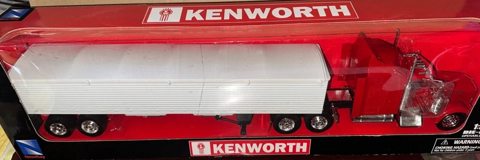 New Ray 1/32 Red Kenworth W900 Sleeper Grain Truck # 11993 #787* - Image 1 of 1