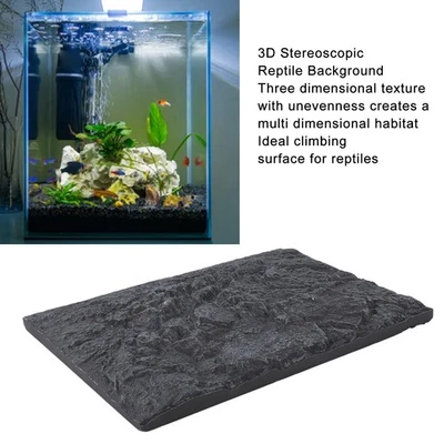 Aquarium Background Multipurpose 3D Effects Vivid Fine Crafted Fish Tank Back - Image 1 of 4