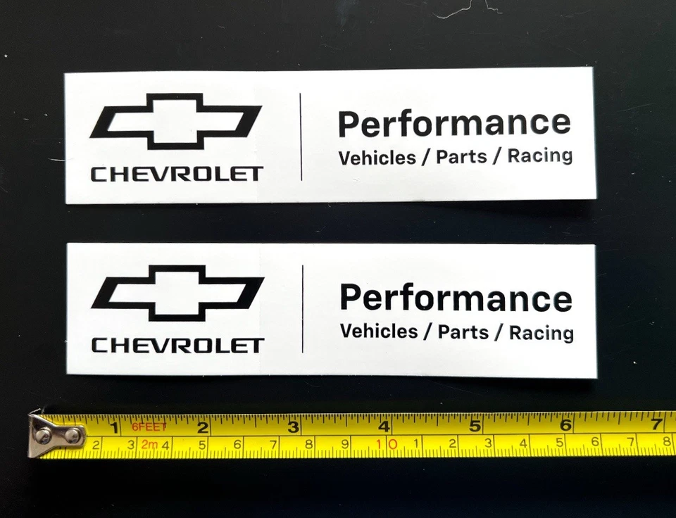 2 calcomanías adhesivas CHEVROLET PERFORMANCE arrastres todoterreno overland hotrods aventura Foto 1 de 1