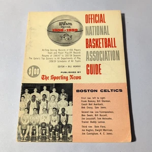 VINTAGE 1958-59 NBA NATIONAL BASKETBALL ASSOCIATION RECORD BOOK - Picture 1 of 3
