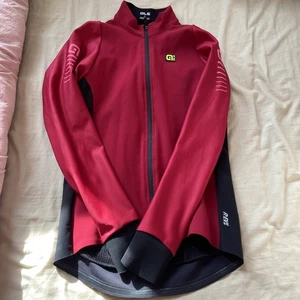 ALE Womens Cycling Jacket - Warm R-EV1 - Long Sleeve, Red and Black Size L - Picture 1 of 6