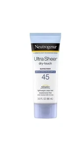 Neutrogena Ultra Sheer Dry-Touch Sunscreen Lotion SPF 45 3 oz. Exp. 04/2027 - Picture 1 of 2