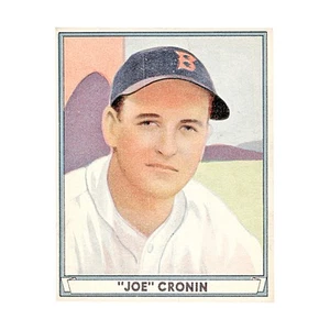 Joe Cronin Boston Red Sox 1941 Blony Gum Baseballkarte - Bild 1 von 2