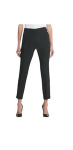 Tommy Hilfiger Damen Sloane schwarz elastische Taille hinten Knöchelhose Hose Größe 16 - Bild 1 von 14