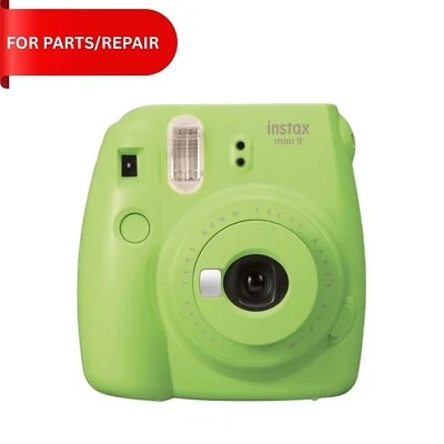 Fuji Instax Mini 9 Instant Film Camera Lime Green- FOR PARTS/ REPAIR - Image 1 of 3