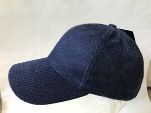 BLOOMINGDALES MENS CASHMERE FITTED BASEBALL CAP LARGE