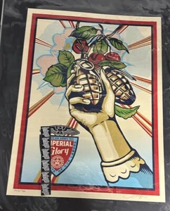 Shepard Fairey OBEY Imperial Glory Signed Art Print Poster 2011 - Picture 1 of 1