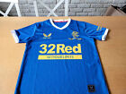 Castore Rangers Glasgow Shirt Trikot Jersy Camiseta Maglia Size M