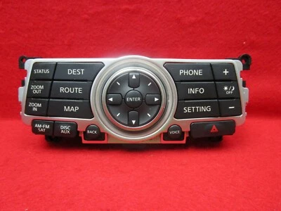 Interruptor de control del sistema de navegación GPS Infiniti G37 2008 2009 2010 2011 2012 2013 Foto 1 de 4