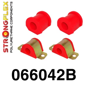 Front anti roll bar bush kit polyurethane for Fiat Cinquecento 91-98 Seicento - Picture 1 of 2