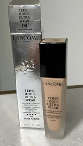 Lancome Teint Idole Ultra Wear Foundation - 04 Beige Nature - 30mL NEW SPF 15 - Picture 1 of 6