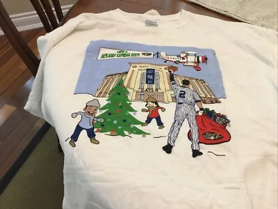 Derek Jeter’s Turn 2 Foundation - Holiday Express 2009 White Gildan Shirt - XL - Image 1 of 4