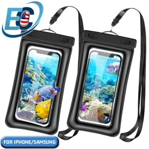 Floating Waterproof Cell Phone Pouch Swim Dry Bag Case Cover For iPhone Samsung - Picture 1 of 10