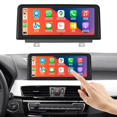 Tela sensível ao toque multimídia carro CarPlay sem fio NBT 2015-2017 para BMW X1 F48 - Imagem 1 de 4