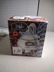 Hershey Kisses Dessert Fondue Set Silver 100 Anniversary, A10 - Picture 1 of 9