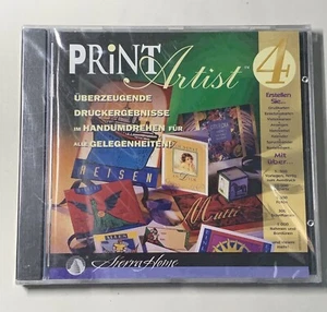 Print Artist 4 Sierra Home CD-ROM BRAND NEW SEALED NEU GERMAN - Picture 1 of 2
