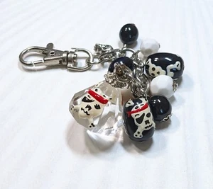 Purse Accessories Key Chain Charms Black Pirate Chain 6" Handmade Gift - Picture 1 of 4