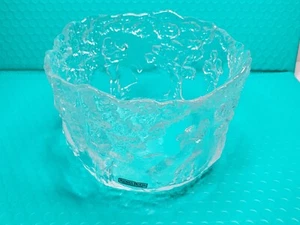 Kosta Boda RHAPSODY Glass Wedding Dancers 5" Clear Bowl - Ljung Made in Sweden - Picture 1 of 6