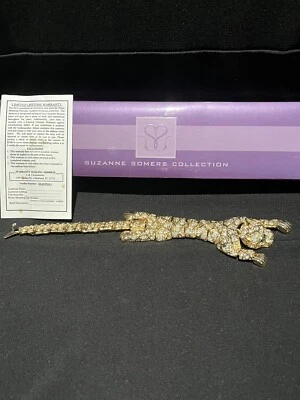 Suzanne Somers 系列丛林猫水钻手链。 — 第 1/4 张图片