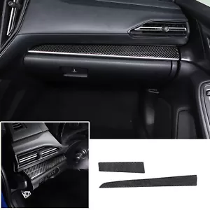 Carbon Fiber interior Dash Panel trim Sticker Set Fit For Subaru WRX 2022-2024 - Picture 1 of 12