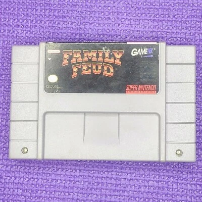 Family Feud (Super Nintendo Entertainment System, 1991) Cartridge Game - Image 1 of 3