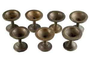Set 7 Lampen Öl (Tempel Buddhistisches Von 3,6 CM Nepal #6014 - Picture 1 of 15
