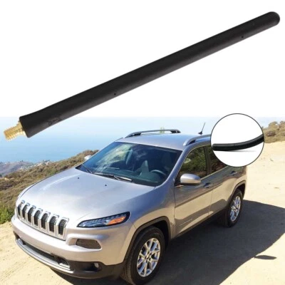 8" Aerial Black Short AM /FM Radio Signals Reception Antenna For Jeep Cherokee - image 1 of 4
