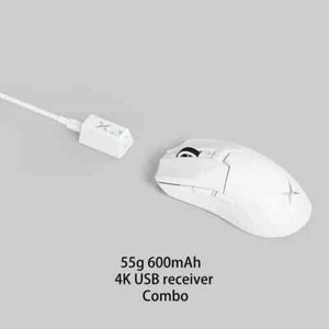 New M800 Ultra Lightweight 55g PAW3395 Wireless Bluetooth Tri-Mode Gaming Mouse - Picture 1 of 26